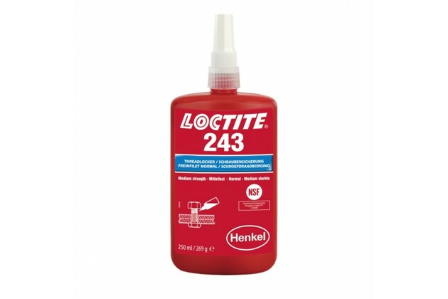 Loctite 243 - 250 ml, Fijador de roscas