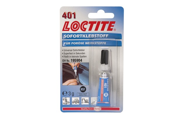 Loctite 401 - 3 g, Adhesivo instantáneo