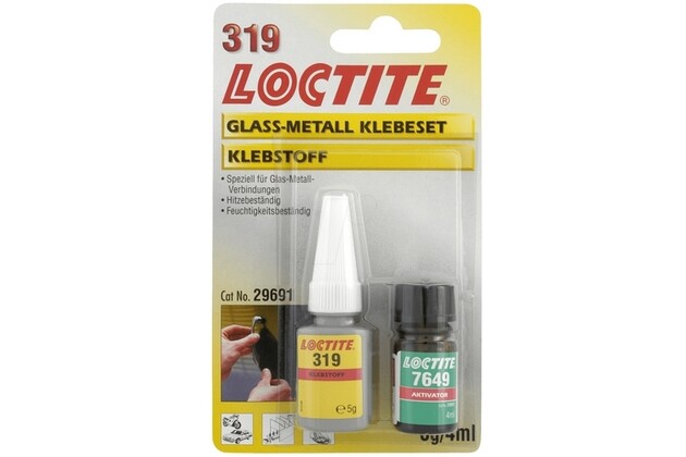 Loctite AA 319/7649 - 5 g/4 ml conjunto de vidrio adhesivo - metal