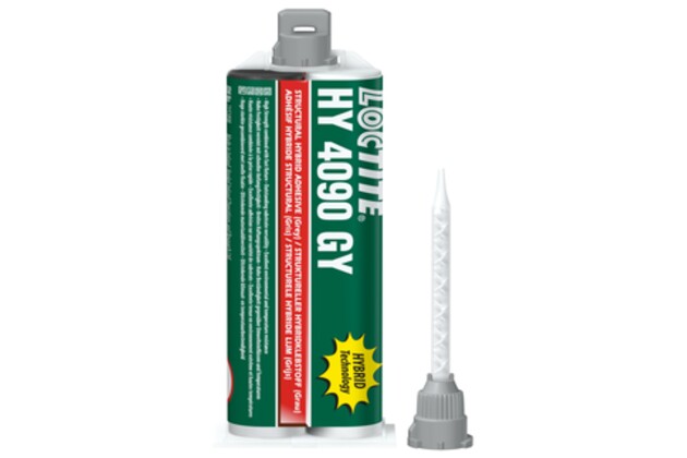 Loctite HY 4090 GY CR50G - 50 g adhesivo universal híbrido, opaco, gris